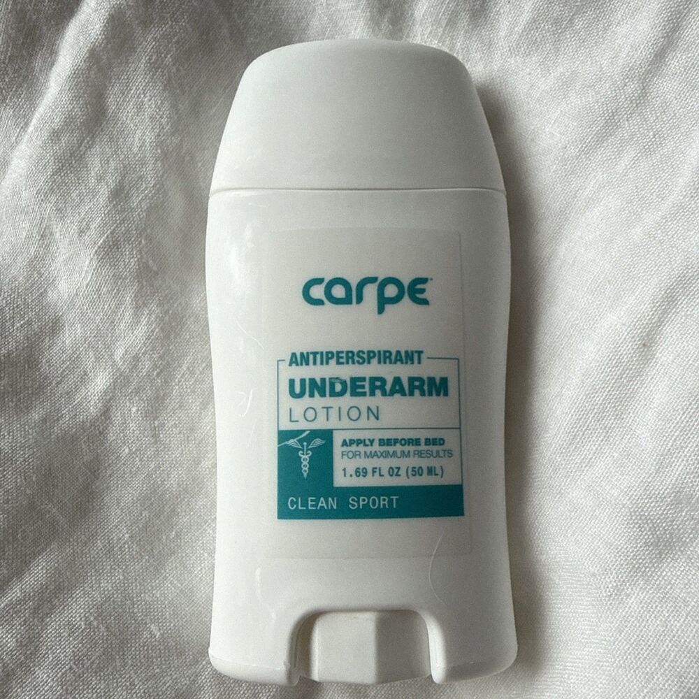 Carpe Antiperspirant Underarm Lotion CLEAN SPORT 1.69 fl oz EXP 01/2027